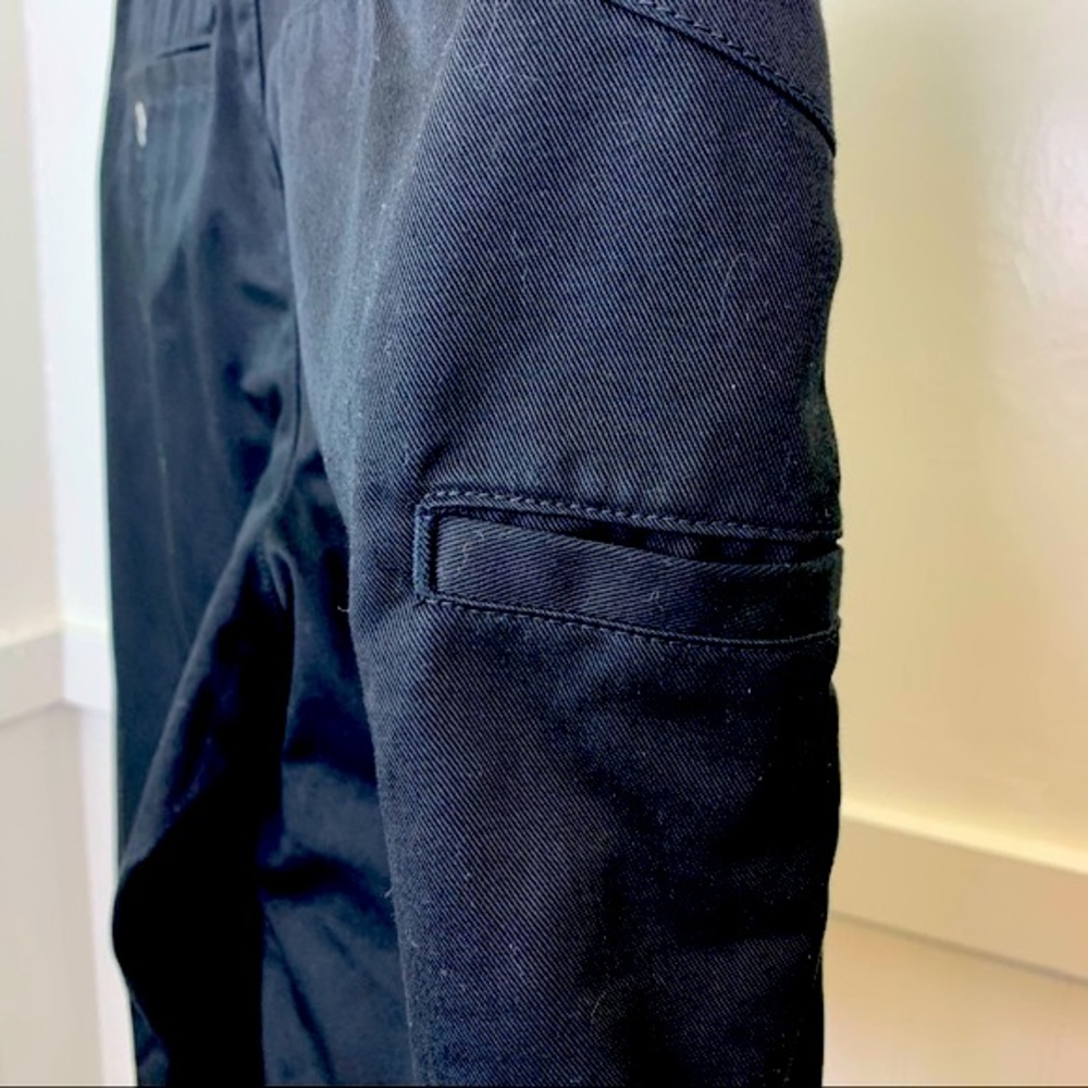 Tony Hawk Black Cotton Flat Front Shorts | 30 - Picture 8 of 9